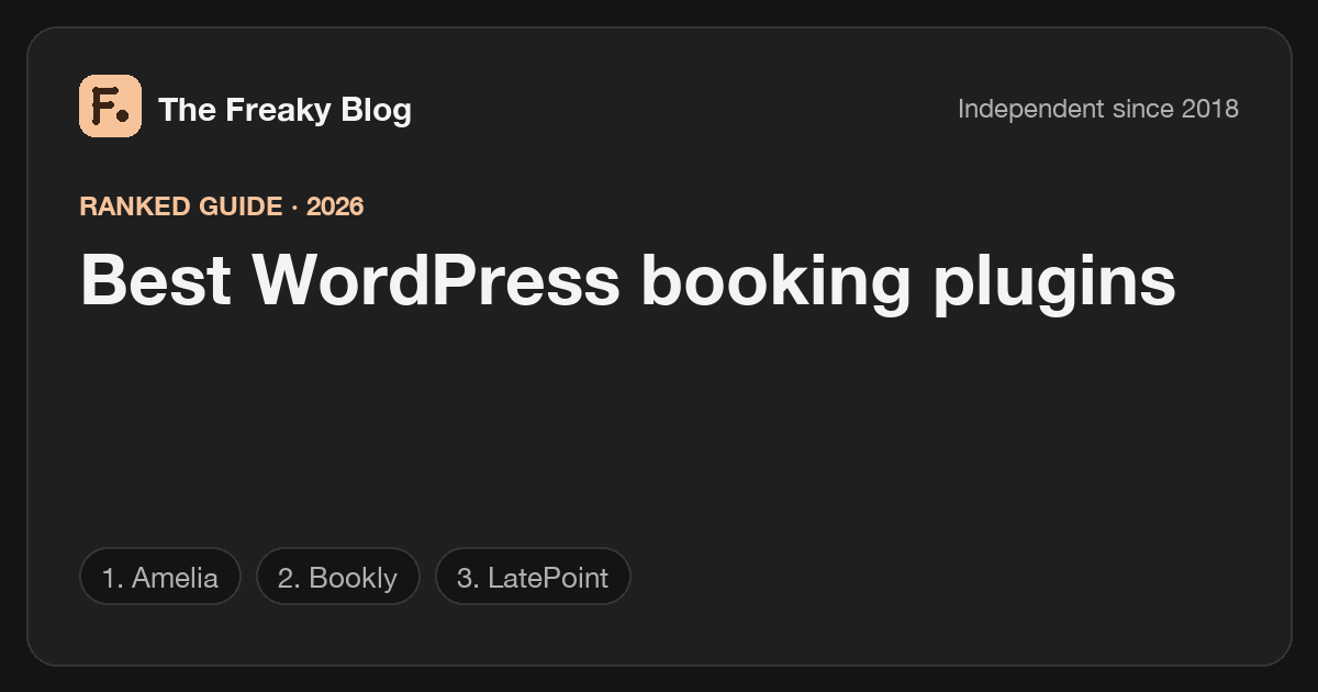 Best WordPress booking plugins