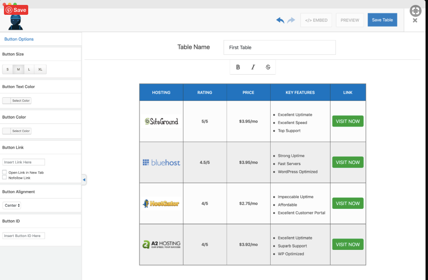 Best Wordpress Table Plugins 7